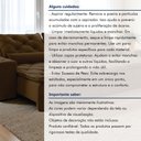 Ver imagem 6 de Sofá Retrátil e Reclinável 5 Lugares Veludo Marrom Dallas 320cm