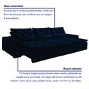 Ver imagem 5 de Sofá Reclinável 5 Lugares 320cm Dallas