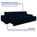 Ver imagem 6 de Sofá Reclinável 5 Lugares 320cm Dallas