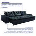 Ver imagem 5 de Sofá Reclinável 5 Lugares 320cm Dallas