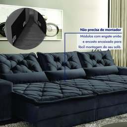 Sofá Reclinável 5 Lugares 320cm Dallas  - 8