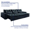 Ver imagem 4 de Sofá Reclinável 5 Lugares 320cm Dallas