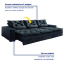 Ver imagem 2 de Sofá Reclinável 5 Lugares 320cm Dallas