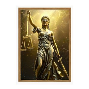 Quadro Senhora da Justiça Direito Advogado Escritório