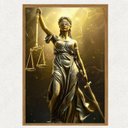 Ver imagem 2 de Quadro Senhora da Justiça Direito Advogado Escritório