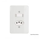 Ver imagem 1 de Interruptor Mill 1simp+1tom 2p+t C/pl 20a/250v 39210 C/10pcs