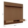 Painel  para TV até 85 Polegadas 100% MDF Ripado com Nicho 230x250cm Aloe CabeCasa MadeiraOriginals - 3