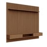 Painel  para TV até 85 Polegadas 100% MDF Ripado com Nicho 230x250cm Aloe CabeCasa MadeiraOriginals - 2