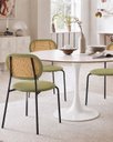 Ver imagem 2 de Mesa de Jantar Redonda Saarinen Basic 90cm Branca Design Moderno