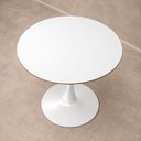 Ver imagem 5 de Mesa de Jantar Redonda Saarinen Basic 90cm Branca Design Moderno