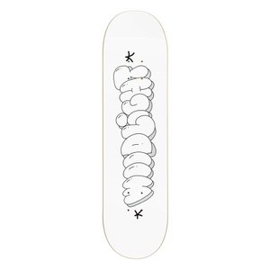 Shape Wood Light Marfim Skate Lixos Grafite