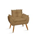 Ver imagem 4 de Kit Namoradeira Opala + 2 Poltronas para Sala Balaqui Decor Cor:capuccino