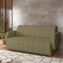 Ver imagem 2 de Sofá Decorativo Living Sala de Estar Bornéu 148cm Pés de Madeira Veludo Castor G33 - Gran Belo