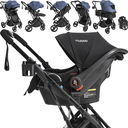Ver imagem 3 de Carrinho de Bebe Kiddo Vox Ii Azul Travel System Bebe Conforto