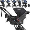 Carrinho de Bebe Kiddo Vox Ii Azul Travel System Bebe Conforto - 3