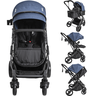 Carrinho de Bebe Kiddo Vox Ii Azul Travel System Bebe Conforto - 2