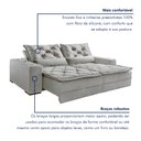 Ver imagem 6 de Sofá Reclinável 3 Lugares 210Cm Dallas