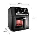 Ver imagem 2 de Air Fryer Philco 9,5l Visor Glass Redstone 1800w Paf95a 110v