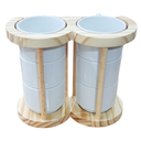 Ver imagem 5 de Kit Jogo 6 Xicaras Café/chá Hotel 200ml Empilháveis C/ Suporte Pinus - Porcelana Branca