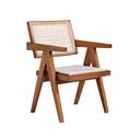Ver imagem 1 de Cadeira Pierre: Elegância e Conforto em Madeira para Sala de Jantar Tolle Móveis Rr102