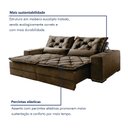 Ver imagem 6 de Sofá Reclinável 3 Lugares 210Cm Dallas