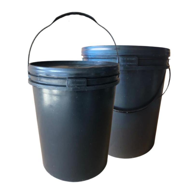 Balde Plastico 20lts - 2 Pçs - 1