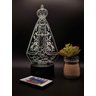 Luminária Nossa Senhora Aparecida - Led 3d Abajur de Mesa Atelie Madeira - 1