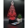 Luminária Nossa Senhora Aparecida - Led 3d Abajur de Mesa Atelie Madeira - 9