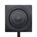 Ver imagem 4 de Chuveiro Ducha Limpeza Automática Quadrado Preto Fosco Articulável Solar ou Gás Metal Luxo