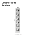 Ver imagem 3 de Guarda-roupa Modulado 1 Porta Branco Neo Madesa