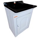 Ver imagem 7 de Gabinete em Plástico Abs Tanque com Esfregadeira Lateral de Fibra 40 Litros e Torneira de Mesa