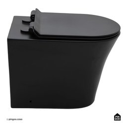 Vaso Sanitário Convencional Tanzanita Pingoo.casa - Preto - 6