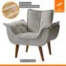 Poltrona Decorativa Estofada Eros Montana Estofados - 7