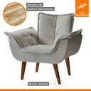 Ver imagem 7 de Poltrona Decorativa Estofada Eros Montana Estofados