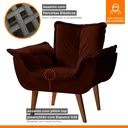 Ver imagem 5 de Poltrona Decorativa Estofada Eros Montana Estofados