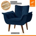 Ver imagem 7 de Poltrona Decorativa Estofada Eros Montana Estofados