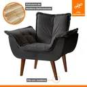 Ver imagem 6 de Poltrona Decorativa Estofada Eros Montana Estofados