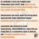 Ver imagem 6 de Organizador Kit 3 Livreiros Caio Multiuso Escritório Casa Jequitibá