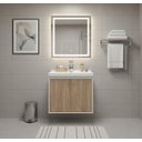 Ver imagem 1 de Gabinete Armário para Banheiro 50cm Mdf com Cuba - Bergamo