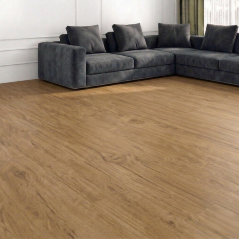 Piso Vinilico Autocolante Régua Amadeirado 15,24 cm X 91,44 cm Easy Arkhe