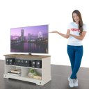 Ver imagem 7 de Rack Tv Corona Mexicana Creme/carvalho