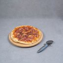 Ver imagem 7 de Kit tábua bambu giratória e cortador pizza azul 2 pç – Oikos