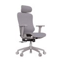 Ver imagem 1 de Cadeira de Escritório Ergonômica Premium com Apoio Lombar Ajustável Rodas Anti Riscos Rasala