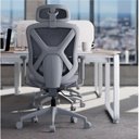 Ver imagem 2 de Cadeira de Escritório Ergonômica Premium com Apoio Lombar Ajustável Rodas Anti Riscos Rasala