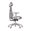 Ver imagem 5 de Cadeira de Escritório Ergonômica Premium com Apoio Lombar Ajustável Rodas Anti Riscos Rasala