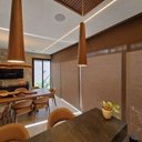 Ver imagem 3 de Persiana Rolo Tela Solar 3% Marrom Café 2,33m X 2,25m C/ Acabamento Preto