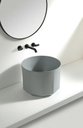 Ver imagem 1 de Cuba Apoio Evier Secchio Grigio Lavabo Banheiro Cinza Fosco