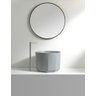 Cuba Apoio Evier Secchio Grigio Lavabo Banheiro Cinza Fosco - 2
