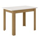 Ver imagem 1 de Mesa de Jantar Sala Bellagio 108 X 68 Cm Freijo Uv/off White