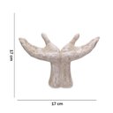 Ver imagem 5 de Escultura Decorativa Mãos em Poliresina Branco 17x10 cm - D’Rossi